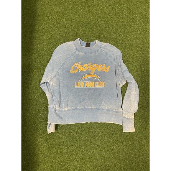 Los Angeles Chargers pullover sweatshirt light blue size XL - Picture 1 of 5